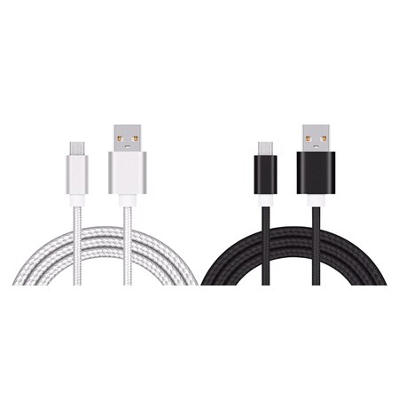 Fabcordz FabCordz 6 ft. L USB Charging and Sync Cable 2 pk SOY-022